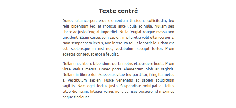 The text block is centered on the page, sized about 1/3 of the page width